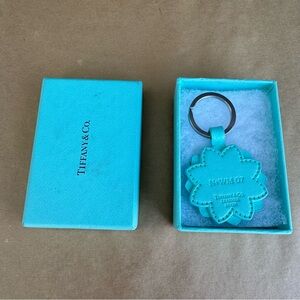 Tiffany & Co Nike 2007 Blue San Francisco Marathon Leather Key Chain SPAIN